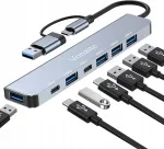 Vonxite USB-C 7-&uuml;hes adapter