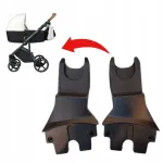 Adapterid vankrile Roan BASS NEXT ja Maxi Cosi turvatoolidele, Cybex, must komplekt