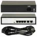 PoE l&uuml;liti Tiandy TC-P3S06, 4 pesaga, 55W, RJ45, QoS