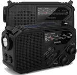 Philips TAR1609 AM/FM raadiovastuv&otilde;tja SOS taskulambi, USB ja p&auml;ikesepaneeliga