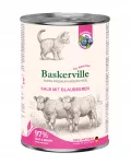 Baskerville Super Premium konserveeritud kassitoit vasikaliha ja marjadega, 400 g