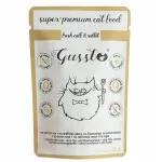 Gussto niisktoit kassidele vasikaliha ja k&uuml;&uuml;likuga 85g, teraviljavaba
