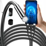 Endoskoopiline USB-C 3in1 HD kaamera 2 m, IP67, Android telefonidele ja arvutile