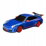 Puldiga juhitav Porsche 911 GT3 auto 1:18, sinine/punane, 2.4 GHz