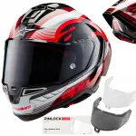 Motojuhile kiiver Alpinestars Supertech R10 XL, s&uuml;sinikkiust, Pinlockiga, MotoGP