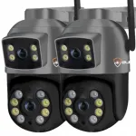 V&auml;line WiFi p&ouml;&ouml;rlev kaamera 8MP, 4K Ultra HD