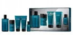 Meeste komplekt Davidoff Cool Water EDT 125 ml + EDT 15 ml + du&scaron;igeel 75 ml + palsam 75 ml + deodorant 75 ml