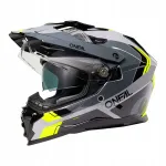 Kiiver ONEAL D-SRS Nomad, hall/neon-kollane, suurus L (59&ndash;60 cm), DSRS-184