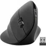 Juhtmevaba vertikaalne hiir Speedlink PIAVO, must, ergonoomiline