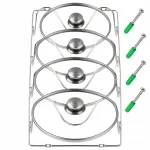 Sahtli korraldaja riputatav kappide kaantele ja taldrikutele, h&otilde;bedane