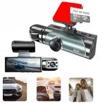 Autokaamera Full HD 1080P kahe kaameraga