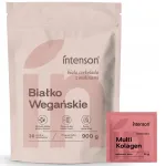 Vegan valgujook Intenson White Chocolate Raspberry 900g + Multi Collagen 11g