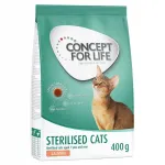 Concept for Life steriliseeritud kasside toit l&otilde;hega, 400 g