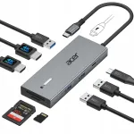 Acer USB-C kontsentraator, 9 porti, HDMI 4K, 100 W PD