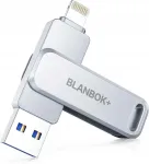 USB-m&auml;lupulk 120GB BLANBOK+ MFI, sobib iPhone, iPad, Android, PC