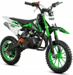 Laste mini motokrossi mootorratas XTR 702, bensiinimootor, roheline, alates 6. eluaastast