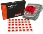 Madalad Gateron Red Low-Profile 2.0 klaviatuuri l&uuml;litid, vahetatavad