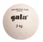 Meditsiinipall GALA, plastikust, 2 kg, valge