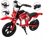 Elektriline laste mootorratas JKING C6, 300W, 16 km/h, 25,2V, 2600mAh, 12" LED