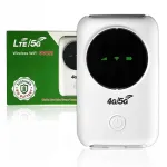 Kaasaskantav 4G LTE WiFi ruuter SIM-kaardiga, kuni 10 kasutajat