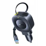 Autolaadija Baseus PrimeTrip VR2 30W + 30W spiraalkaabliga