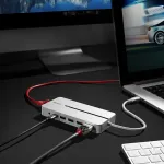 LINDY DST-Mx Duo Mini USB-C dokk 4K, 100W s&uuml;learvutitele