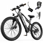 Elektriline maastikuratas Aairsk XT90, 26", 48V 20Ah, 1000W, 45 km/h, Shimano 21 k&auml;iku, NFC