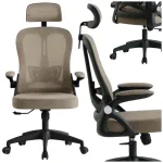 HORSEKING MS028 ergonoomiline kontoritool liiva/khaki v&otilde;rgumaterjaliga