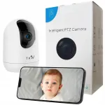 Laste videovalve, 2K, 3MP, p&ouml;&ouml;rleva IR-kaameraga, rakendusega juhitav