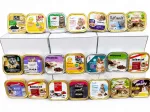 M&auml;rg kassitoit pasteedid, erinevad maitsed, komplekt 34 x 100 g