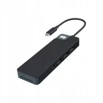 USB-C jagaja HyperDrive Flex 8 &uuml;hendusega, must (HD4102BKGL)