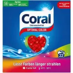Pesupulber v&auml;rvilistele riietele CORAL OPTIMAL, 1,43 kg, 22 pesukorda