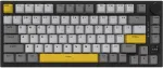 Mekaaniline klaviatuur AJAZZ AK820 PRO 75%, RGB, Hot-Swap, Flying Fish, must/hall/kollane