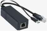 PoE USB-C jagaja 5V 2,5A, Gigabit 802.3af, AC-adapter