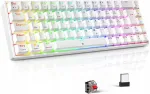 Mehaaniline m&auml;nguklaviatuur Tecurs KB510, valge, RGB, QWERTZ, lineaarne