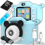 Laste digitaalne fotokaamera 32 GB m&auml;lukaardiga