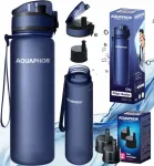 Aquaphor City 0,5 l filtri ja 3 s&uuml;sifiltriga sinine veefiltriga pudel