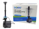 Purskkaevupump SOBO 6500 l/h RGB LED-valgustusega