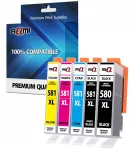 Canon PGI-580, CLI-581 XL tindipesad, 5 tk., sobivad TS8350a, TS8351a, TS8352a, TS705a, TS6350a printeritele
