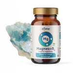 Toidulisand Magnesium FORTE magneesiumtsitraat, B6-vitamiin, 90 v&auml;ikest kapslit