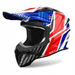 Motorratturi kiiver AIROH AVIATOR ACE 2, sinine/punane, suurus L