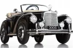 Laste elektriauto MERCEDES RETRO puldiga, akutoitega, mudel C