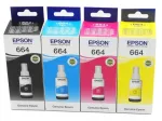 Epson T664-CMYK tindikomplekt musta, punase, sinise ja kollasega, originaal