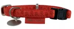 Punane 15 mm Zolux MacLeather koera kaelarihm