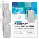 Suured geelielektroodid TENS/EMS elektrostimulatsiooniks, 4 tk