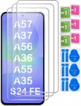 3x kareklaas kaitseks Samsung Galaxy A35 A55 A36 A56 A37 A57 S24 FE 5G-le