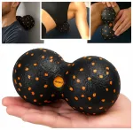 Massaažipall Qmed DuoBall, 16x8 cm, kaelale ja s&auml;&auml;rtele