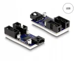 Sisemine Delock 61100 USB jagaja, 2 pesa, USB 2.0