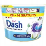 DASH 2in1 Cotton Fresh pesukapslid, 42 tk, 1 kg