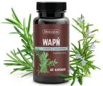 Toidulisand SKOCZYLAS Calcium 3 vormi rosmariiniga, seedimisele ja maksale, 60 kapslit
